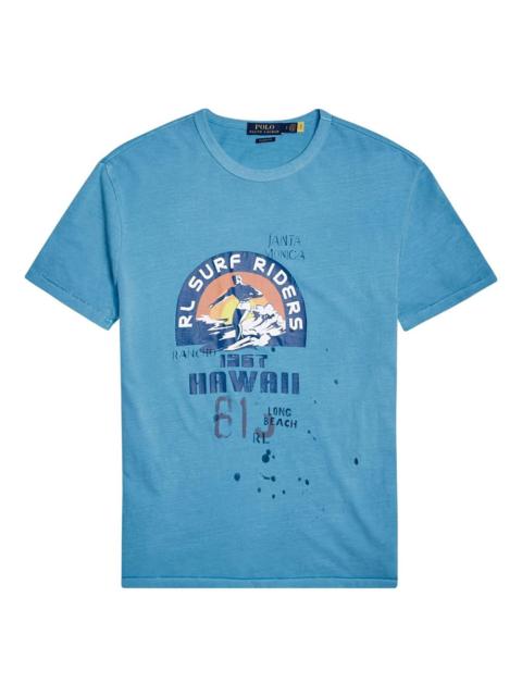 Polo Ralph Lauren Santa Monica-graphic T-shirt