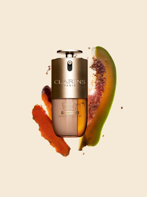 CLARINS DOUBLE SERUM® Foundation: Luminous Foundation with Skincare Benefits