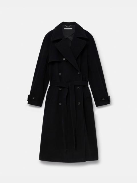 Stella McCartney Banana Sleeve Belted Long Coat