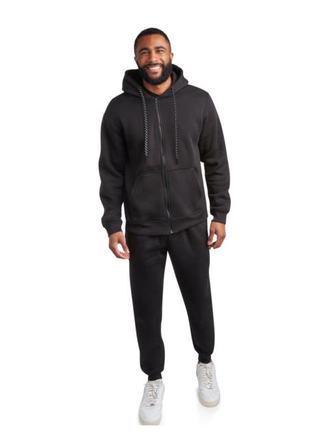 SPYDER Men's Fleece Full Zip Jogger Set - Black