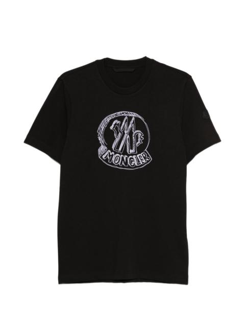 Moncler cartoon logo T-shirt