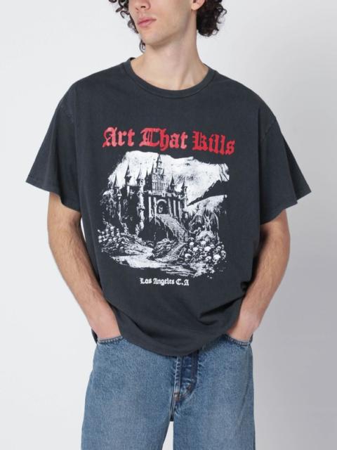 GALLERY DEPT. Black washed ATK Castle cotton T-shirt
