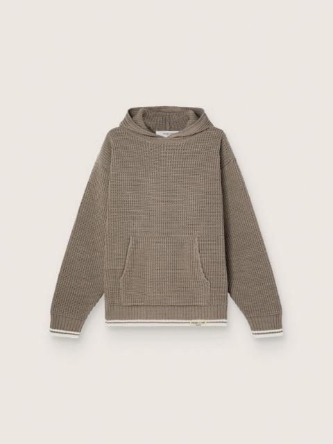 Golden Goose Unisex hooded sweatshirt in dove gray