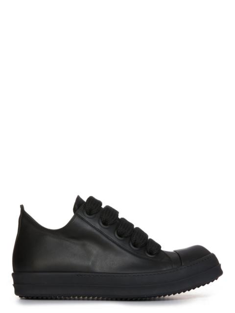 Rick Owens Scarpe In Pelle Low Top Sneakers Black