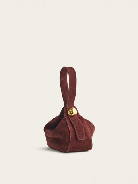 Madewell The Sculpted Metal Wristlet Bag