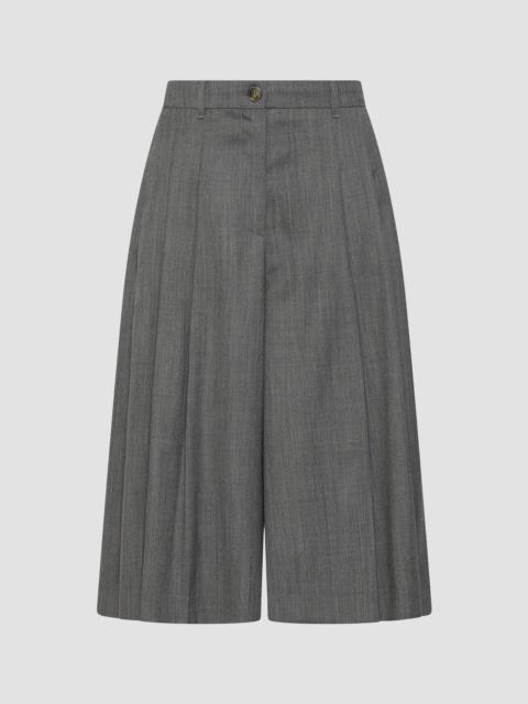 MARELLA Women's Gabardine Culottes - Melange Grey