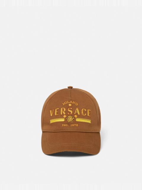 VERSACE Embroidered Logo Baseball Cap