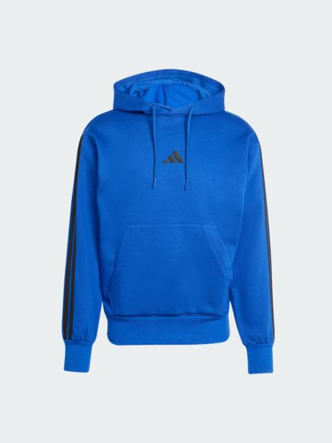adidas Essentials 3-Stripes Fleece Hoodie