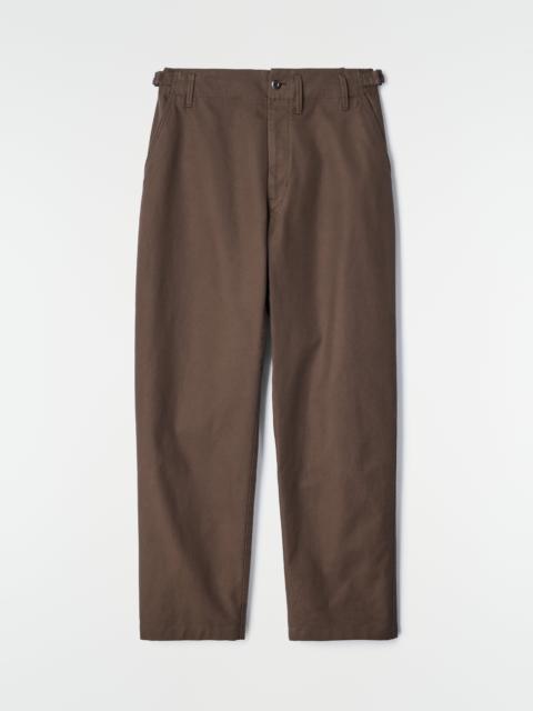 Lemaire TAPERED PANTS IN HEAVY COTTON TWILL