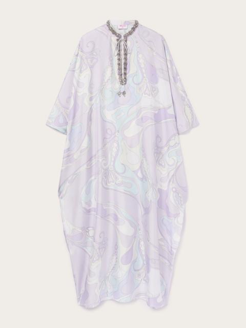 PUCCI ORCHIDEE PRINT LONG KAFTAN