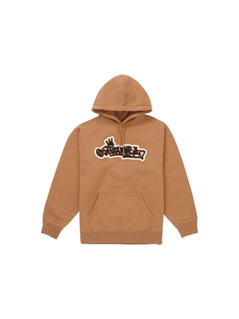 Supreme Supreme Handstyle Hooded Sweatshirt Brown