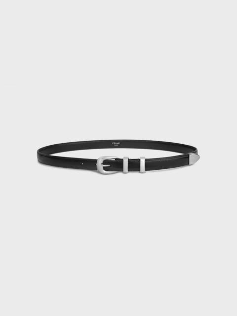 CELINE SMALL WESTERN BELT in Taurillon Leather