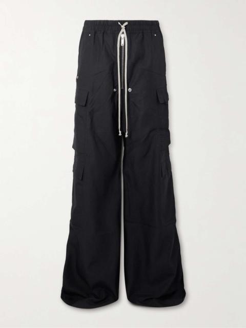 Rick Owens DRKSHDW Belas Wide-Leg TENCEL™-Ripstop Drawstring Cargo Trousers