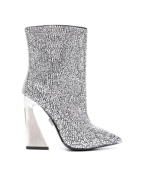 crystal-embellished ankle boots