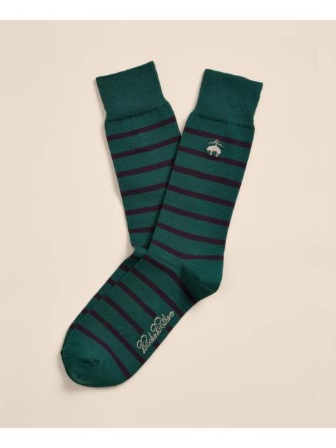 Brooks Brothers Cotton-Blend Mariner Stripe Socks