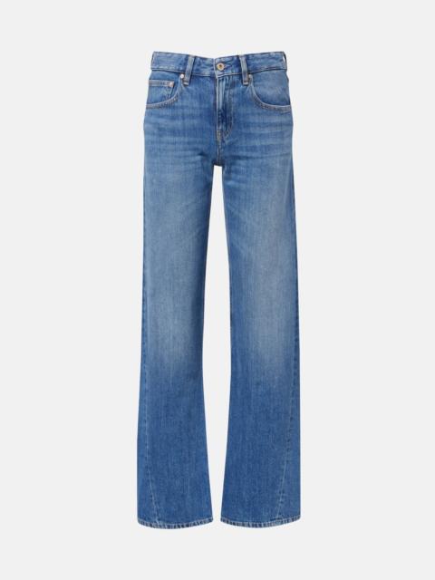AG Jeans Siena low-rise straight jeans