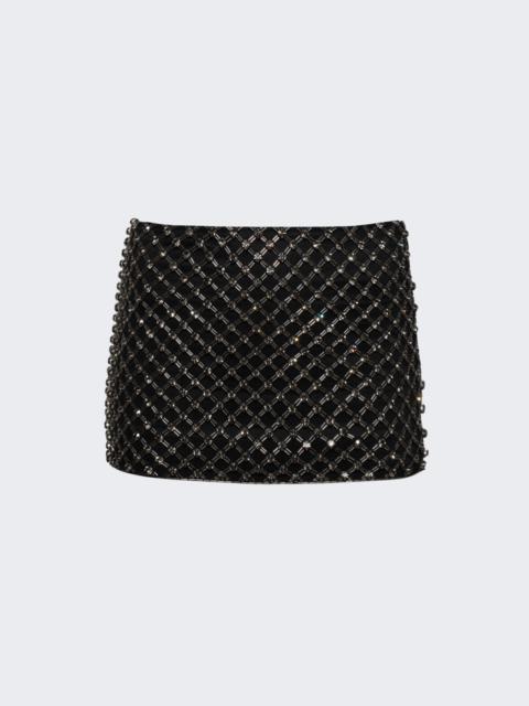 THE ATTICO Cady Mini Skirt Black