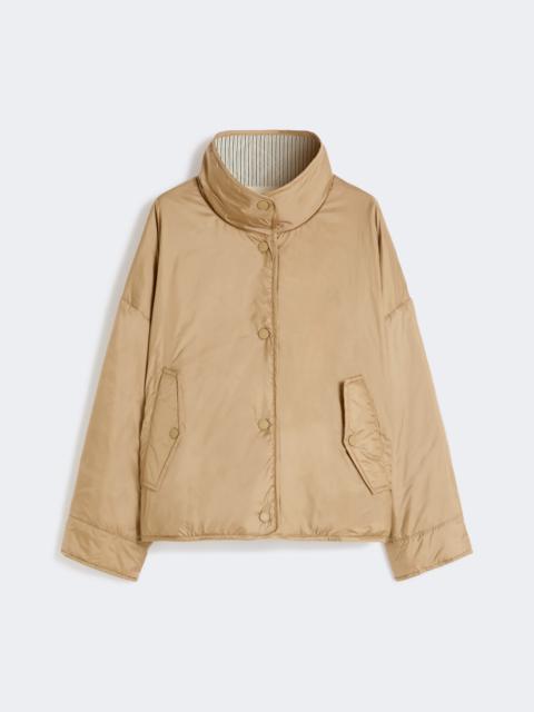 WEEKEND Max Mara Reversible padded jacket in water-repellent canvas - HAZELNUT BROWN