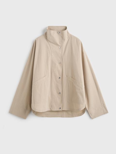 TOTEME Summer parachute jacket overcast beige