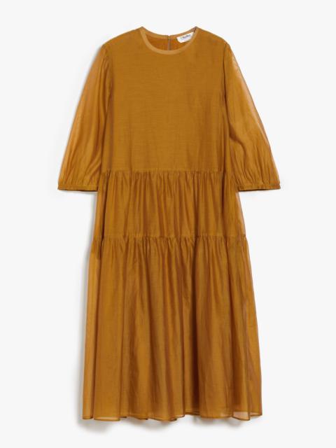 'S Max Mara ETIENNE Cotton and silk voile dress