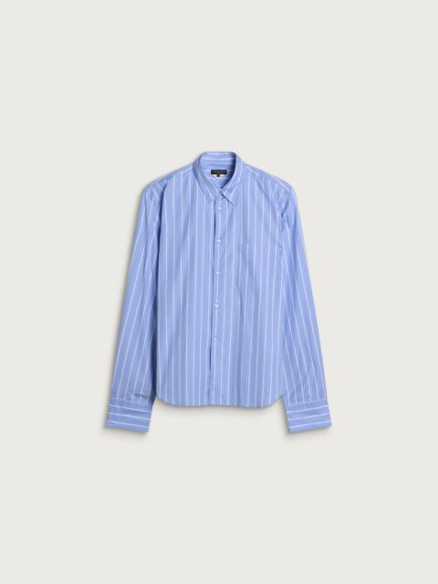 Comme des Garçons Homme Plus Comme des Garçons Homme Plus Stripe Shirt with Lace inlay