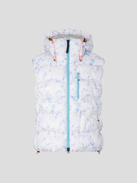 BOGNER Naima Quilted waistcoat in White/Blue