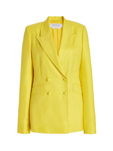 GABRIELA HEARST Stephanie Blazer in Silk Wool with Linen
