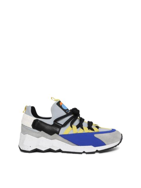 Planet Trek Comet Sneakers Grey Blue And Yellow