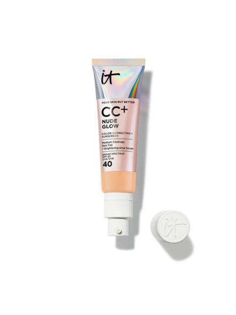 IT Cosmetics CC+ Nude Glow Lightweight Foundation + Glow Serum with SPF 40