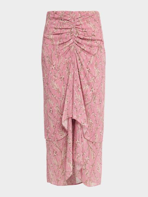 VERONICA BEARD Sira Floral Chiffon Skirt