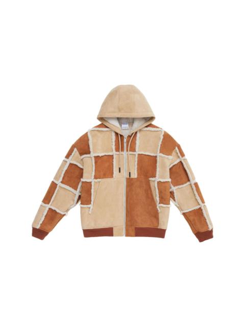 Marcelo Burlon County Of Milan patchwork shearling jacket