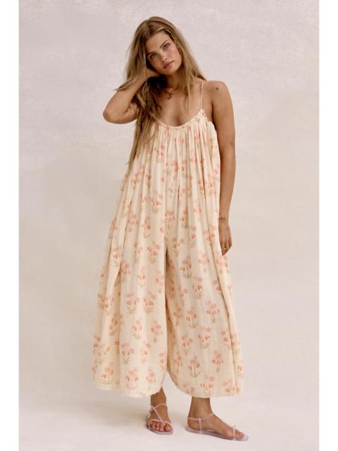 FREE PEOPLE Raffia Blooms Printed Jumpsuit