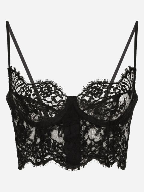 Dolce & Gabbana Lace balconette bralette