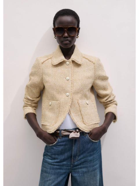 ME+EM Fringed Short Jacket