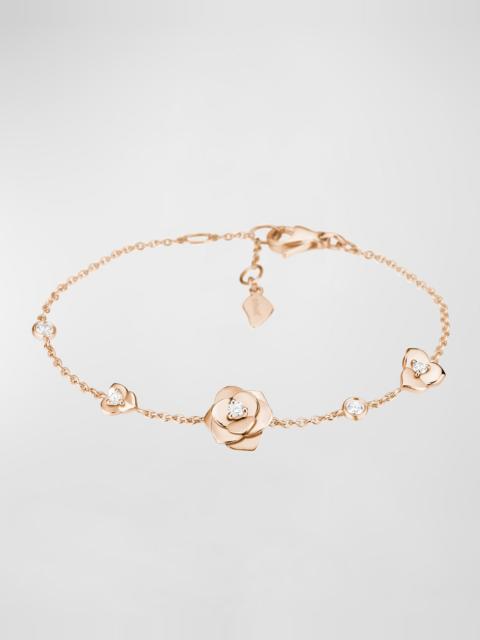 Piaget Rose 18K Rose Gold Bracelet with Diamonds
