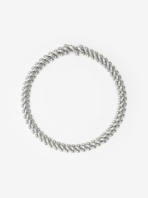 Burberry Silver Spear Chain Necklace