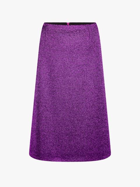 Dries Van Noten A-LINE GLITTER SKIRT