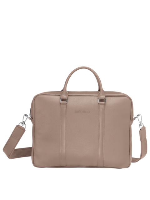 Longchamp Le Foulonné XS Briefcase Turtledove - Leather