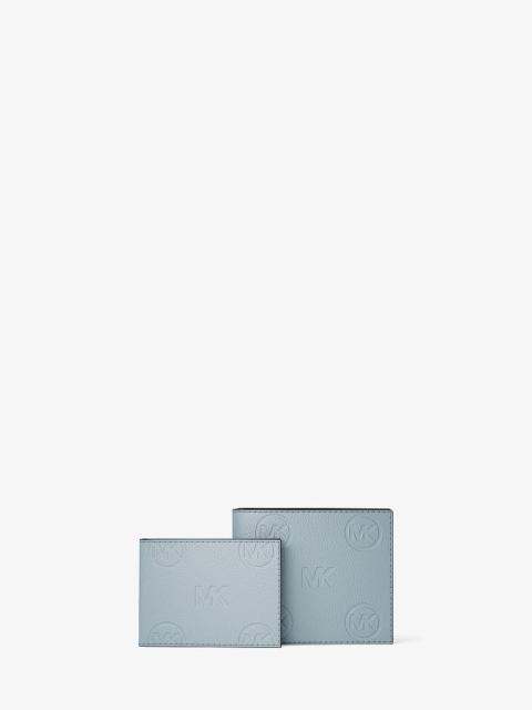 MICHAEL KORS Cooper Logo Debossed Billfold Wallet With Passcase