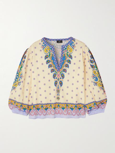 Etro Printed Cotton Blouse
