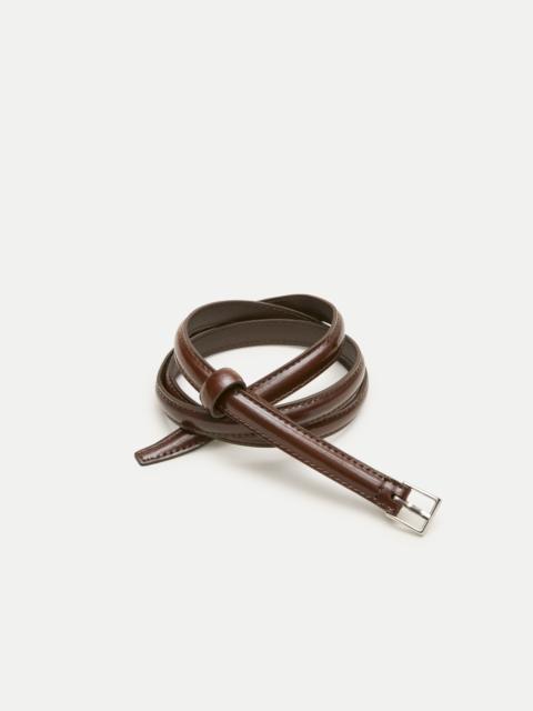 J.CREW Berkeley skinny belt in Italian leather