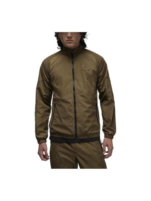 Jordan Air Jordan Solid Color Pattern Printing Casual Jacket Men's Brown DQ8074-385