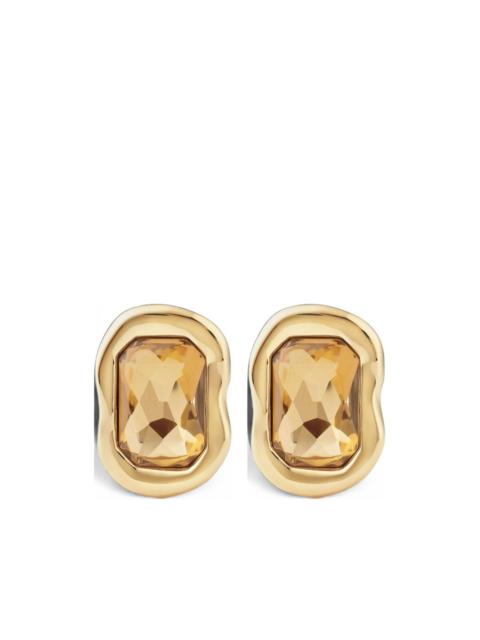 Givenchy Sculptural Crystal earrings in metal and crystals