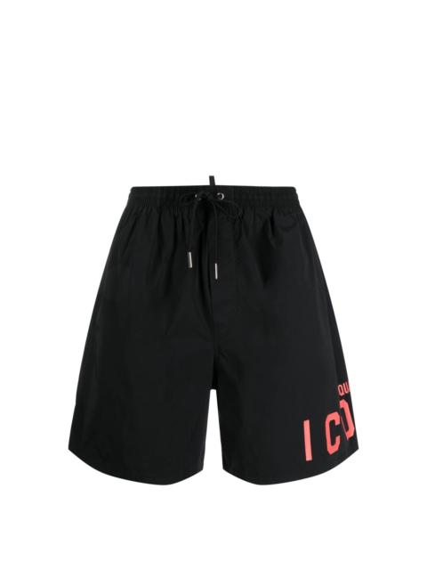 DSQUARED2 logo-print swim shorts