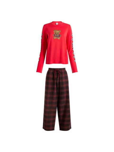 SKIMS SKIMS x CPFM Long Sleeve & Flannel Pant Sleep Set