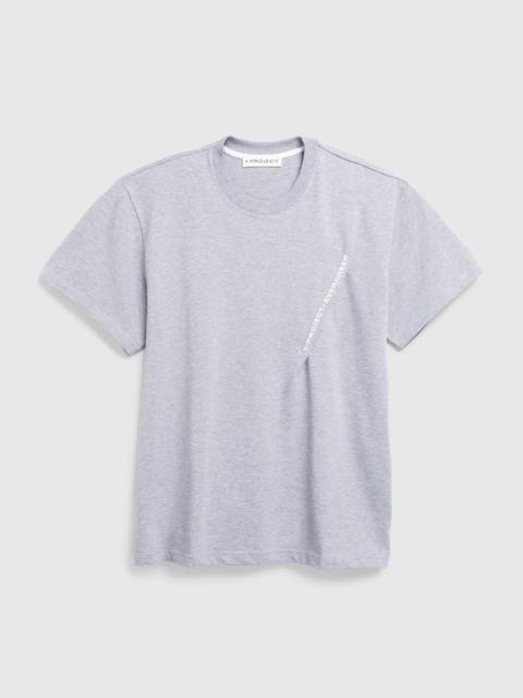 Y/Project Y/Project – Evergreen Pinched Logo T-Shirt Evergreen Grey Melange