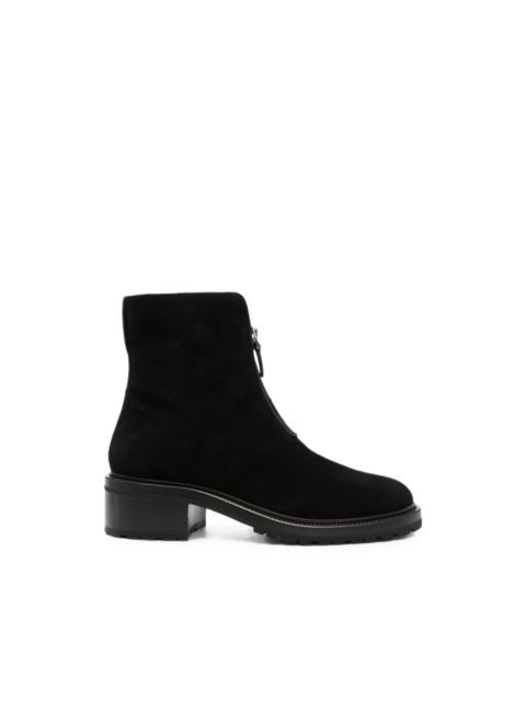 The Row Hike zipped-front suede boots