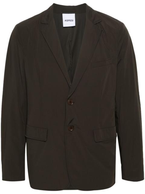 Aspesi single-breasted taffeta blazer