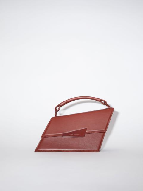 Acne Studios Distortion mini bag - Cognac brown