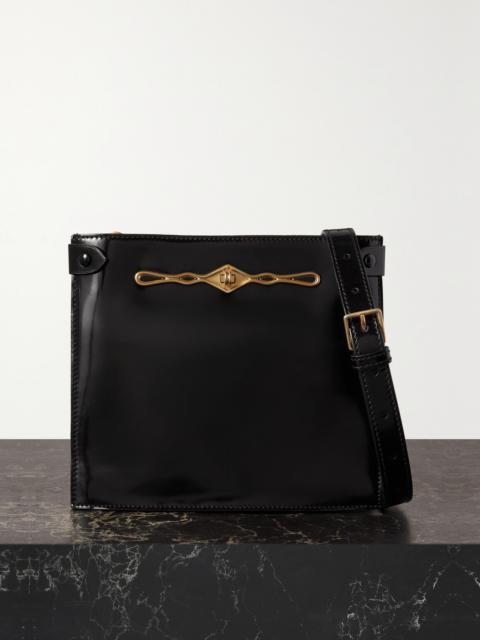 MÉTIER + Fernando Jorge Stowaway Embellished Patent-leather Shoulder Bag